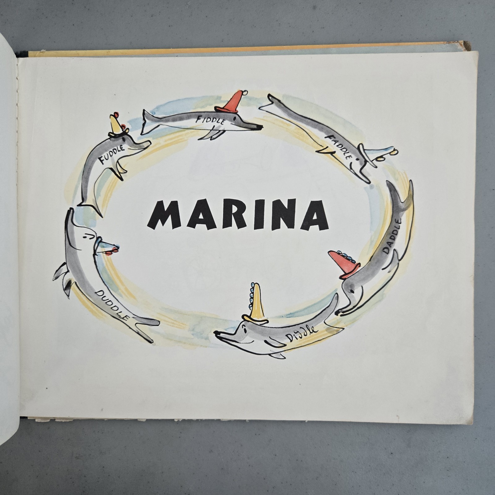 Marina by Ludwig Bemelmans – First Edition Hardcover 1962 Vtg Childrens Book