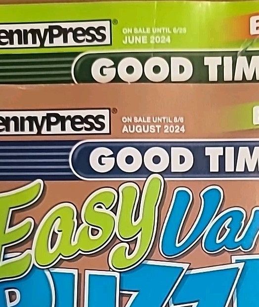 Lot of 7-5 PP GOOD TIME Easy/Fun VARIETY PUZZLES +2 Family Variety Puzzles/Games