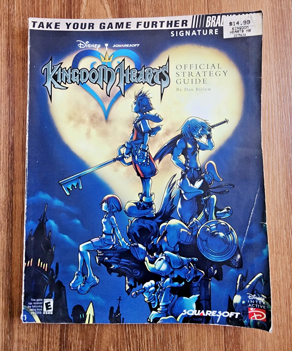 Set of 2 Kingdom Hearts 1 & 2 / I & II Bradygames Strategy Guides