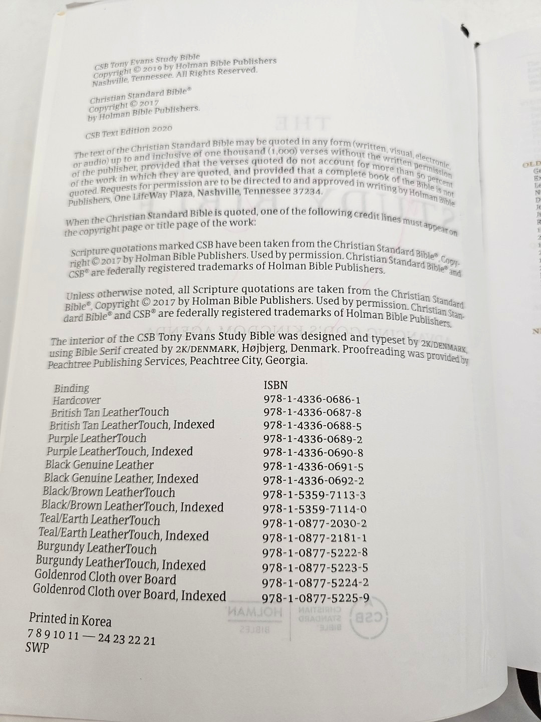 The Tony Evans Study Bible CSB Hardcover Holman Christian Standard