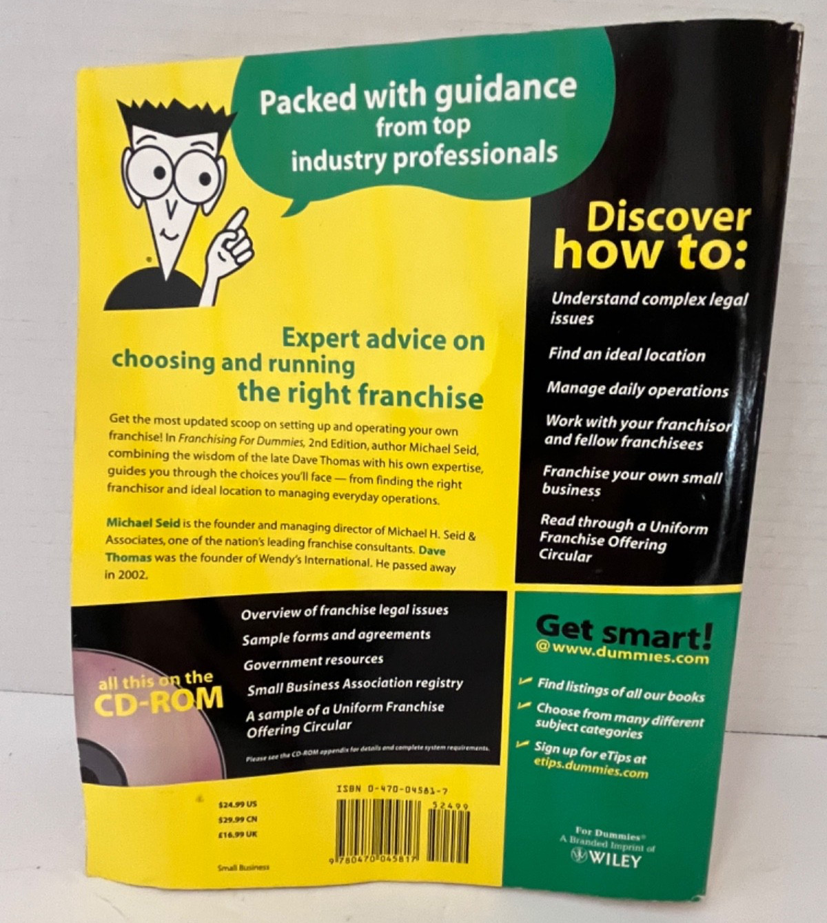 Franchising for Dummies® by Dave Thomas and Michael Seid 2nd Edition Paperback