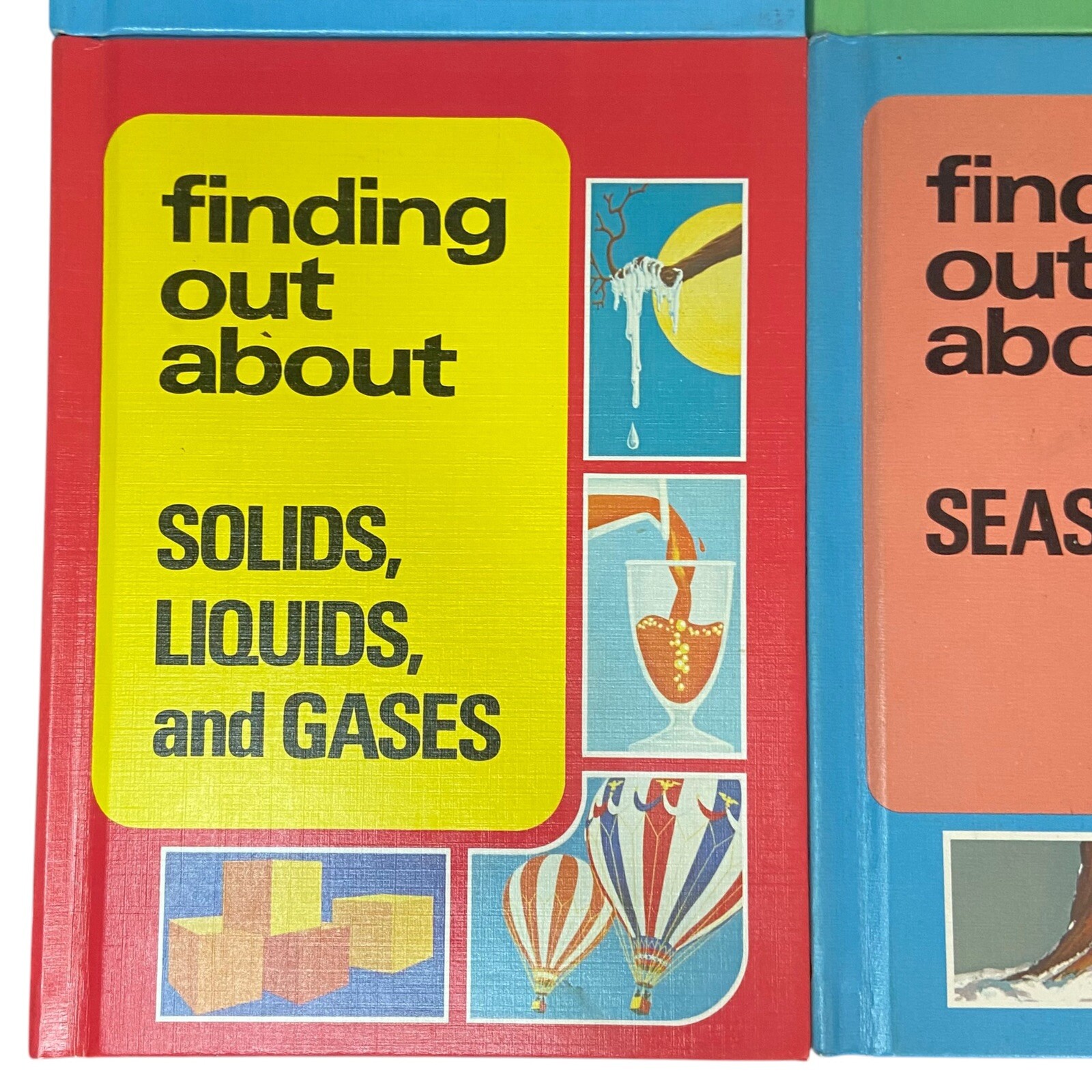 (SET OF 4) VTG 1974 “Finding Out About” By Francis Alder Educational Hardcover