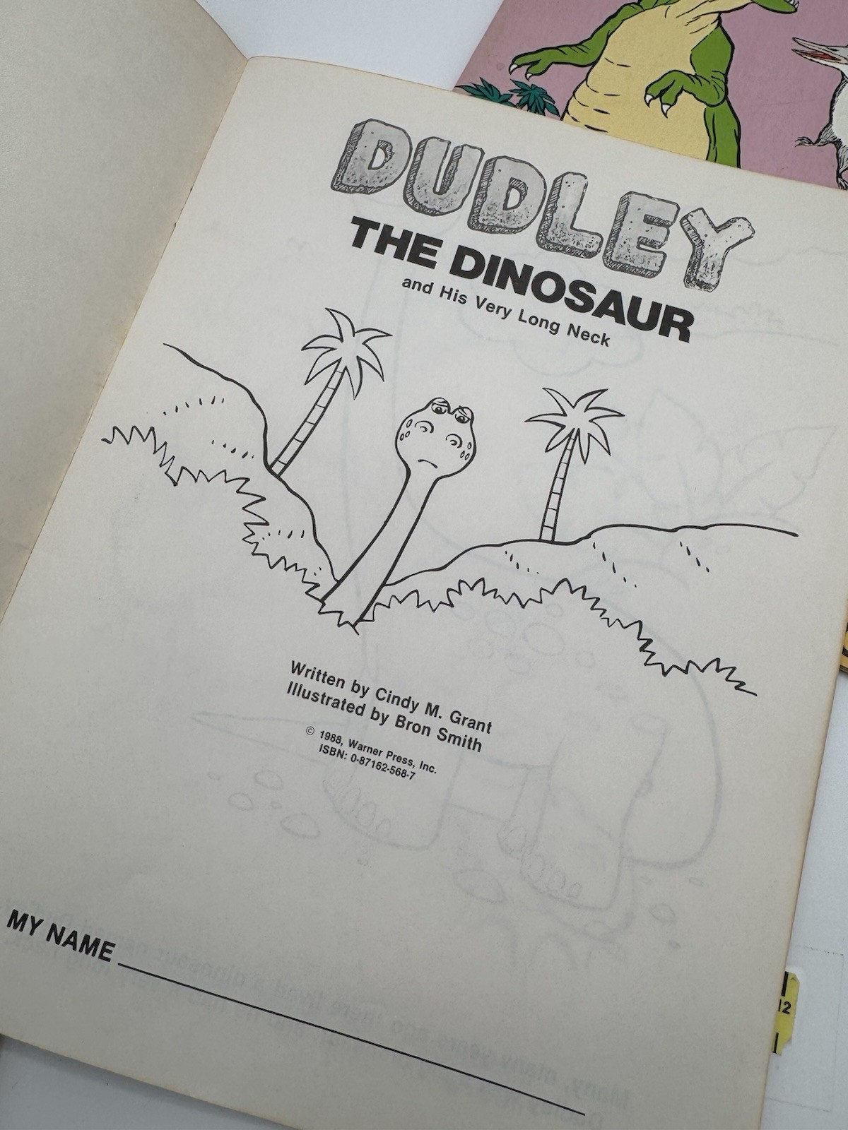 Vintage Lot of 5 DINOSAUR Coloring Books Most Unused But One Has Marks