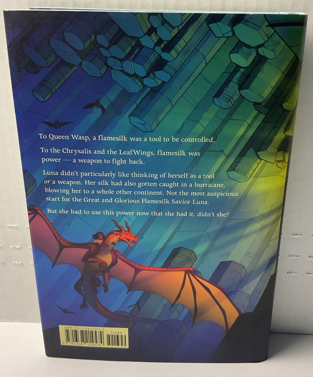 Flames of Hope (Wings of Fire #15) by Tui T. Sutherland (2022, Hardcover)