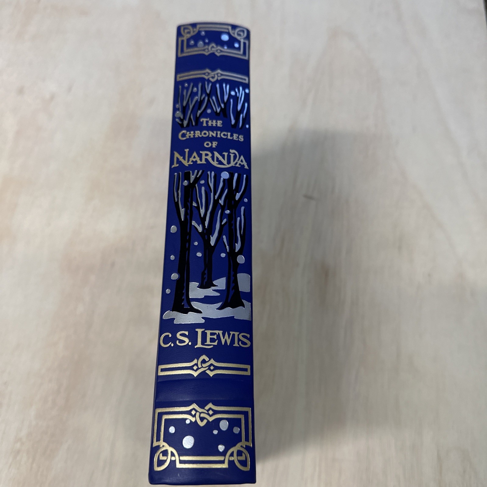 The Chronicles of Narnia C. S. Lewis Barnes Noble Hardcover Bonded Leather
