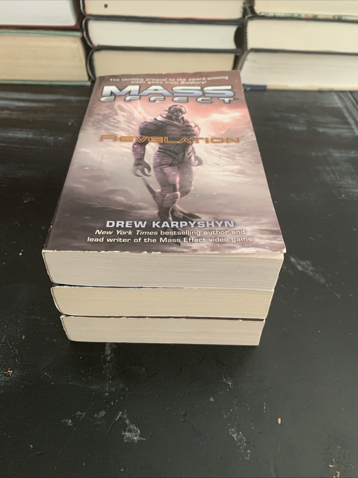 Mass Effect Paperback Book Set 1-3 Revalation/Ascension/Retribution 1st Editions