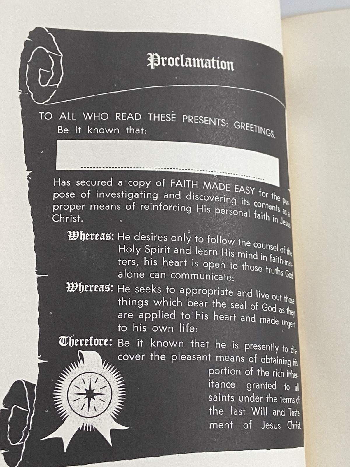 Faith Made Easy C.S. Lovett 1968 3rd Ed. Personal Christianity Vintage Booklet