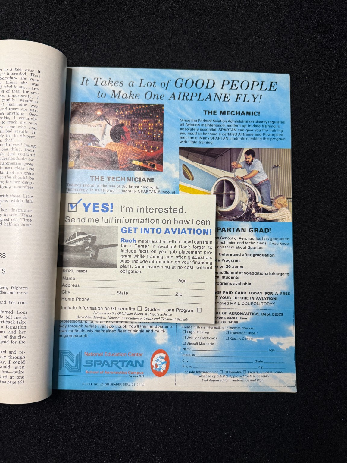 Air Progress Aviation Magazine December 1985 Beech 1900 Careers Military