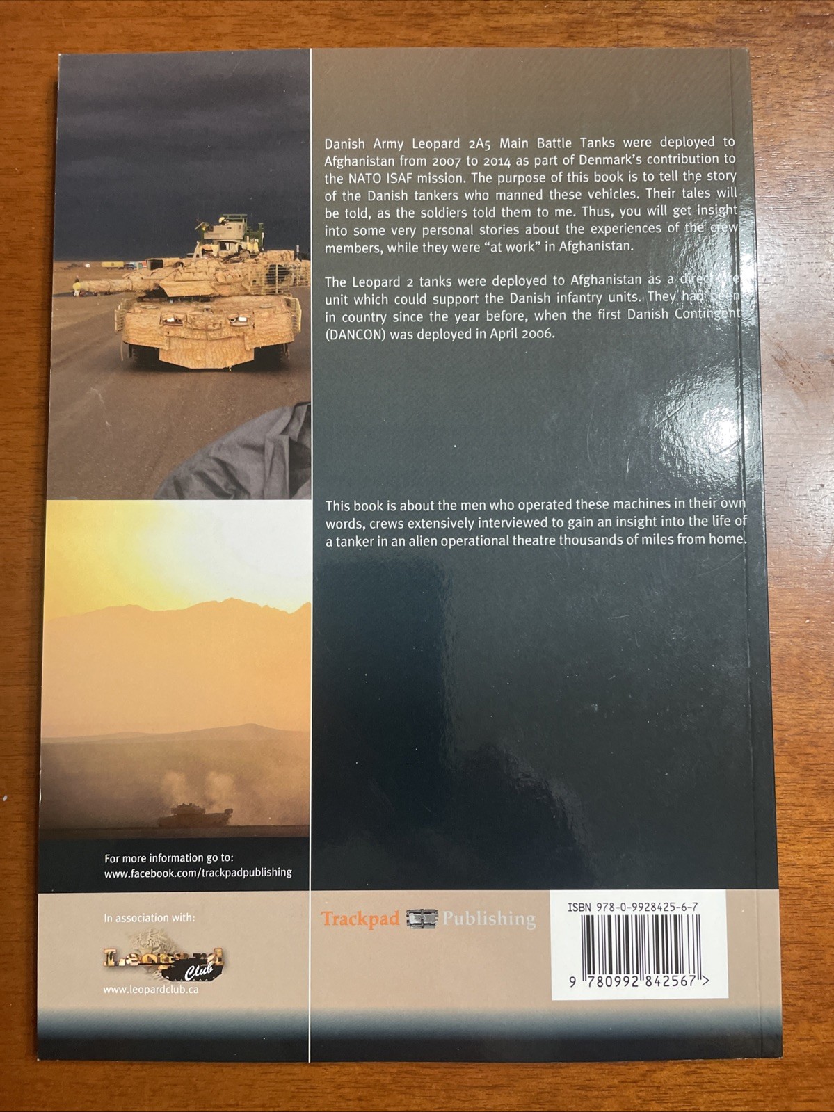 Danish Leopards in Helmand, Crew’s Perspective, Trackpad Publishing 2016, SB 146