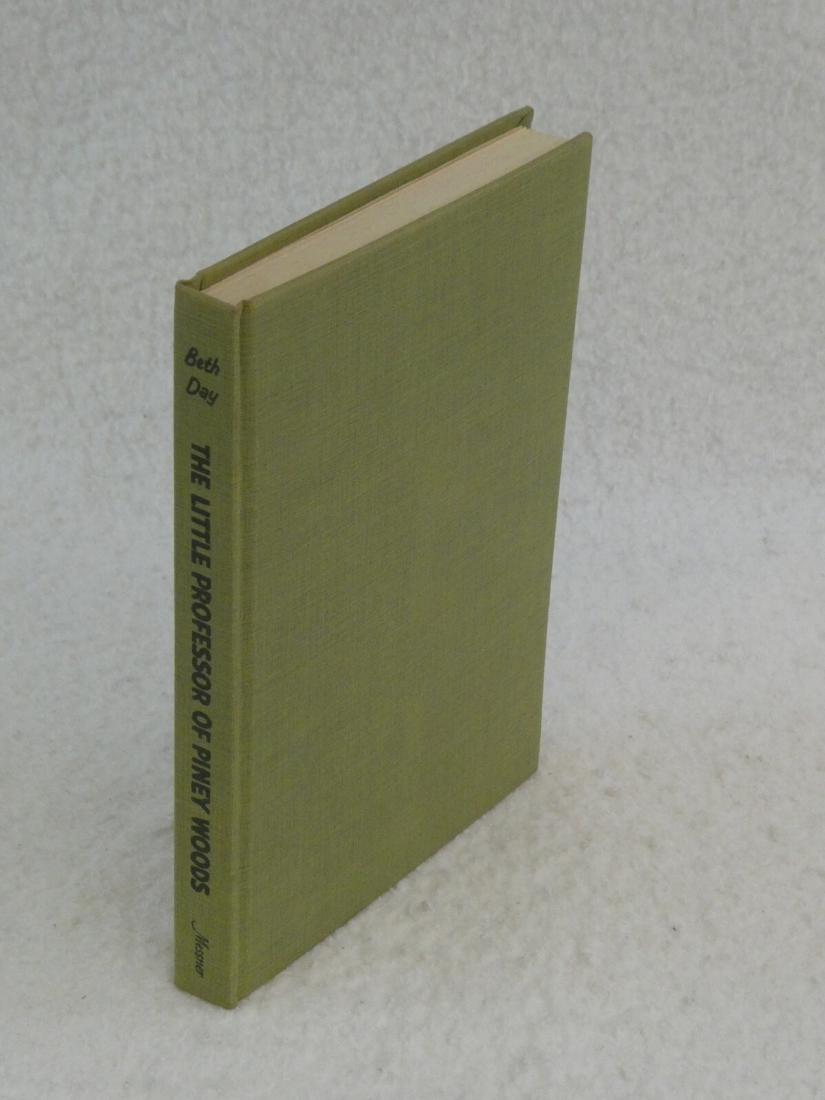 Beth Day LITTLE PROFESSOR OF PINEY WOODS 1955 HC/DJ 1st