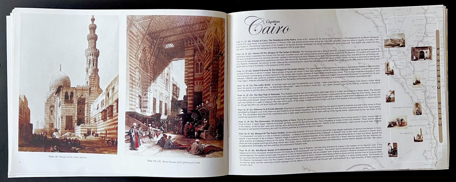 Book: Lithographs of David Roberts – Egypt & Nubia 1796-1864 / PB 2005
