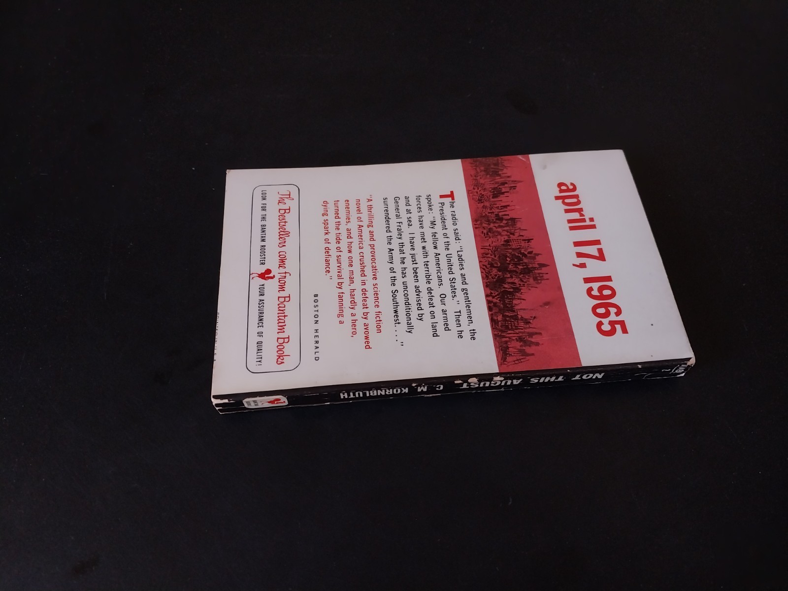 Cyril M. Kornbluth – Not This August – Bantam Books First Printing 1956