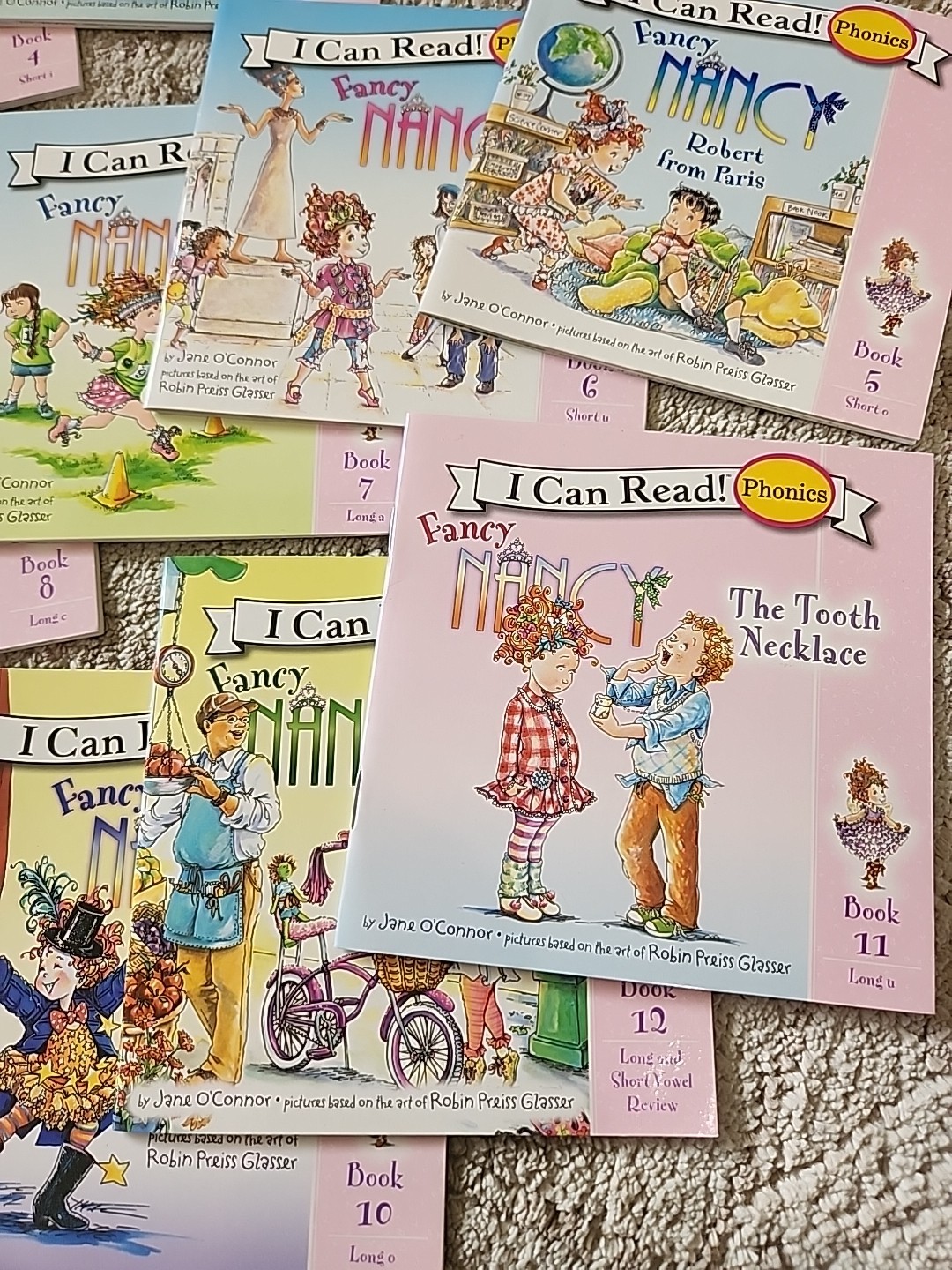 *I CAN READ PHONICS* Fancy Nancy Fantastic Phonics 12 Book Set/Homeschool Kids