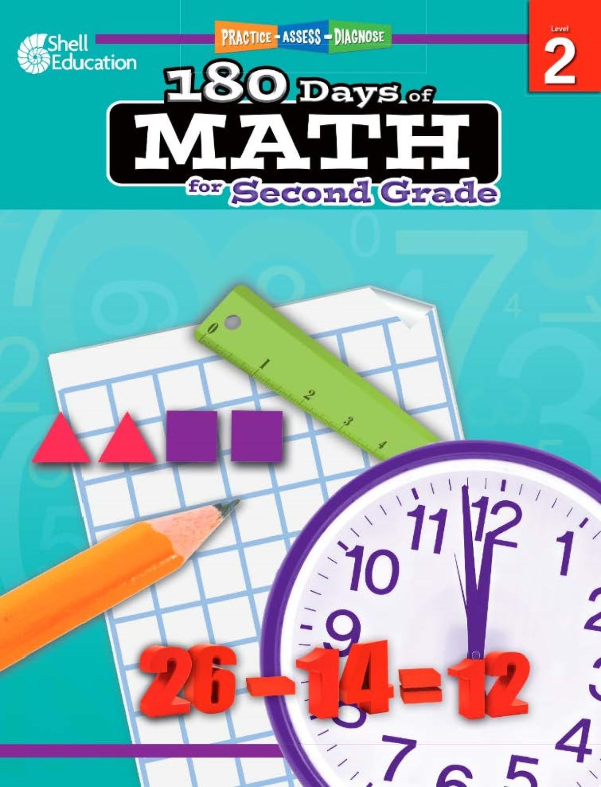 180 Days™: Mathematics for 2nd Grade Practice Workbook for Classroom and H…
