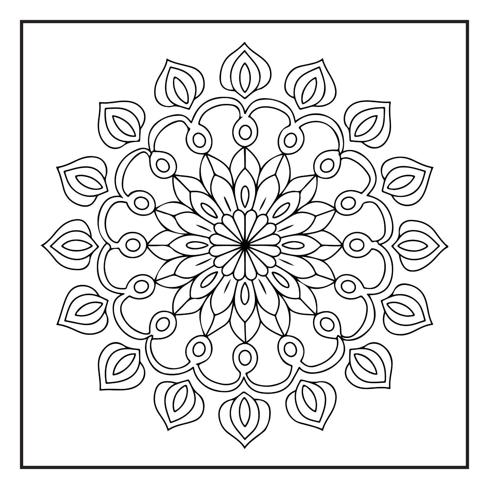 Rockridge Press Mindfulness Mandalas Coloring Book Spiral Bound Coloring Book
