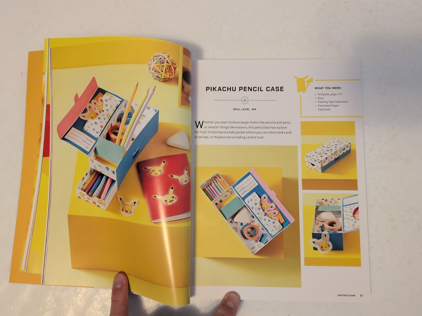 Pokemon Amazing Paper Crafts Paperback Book Matthew Reinhart Official Licensed