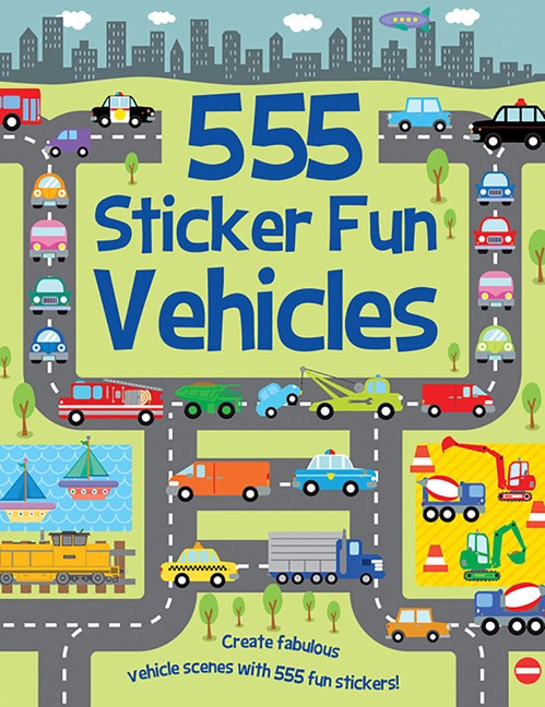 555 Sticker Fun – Vehicles