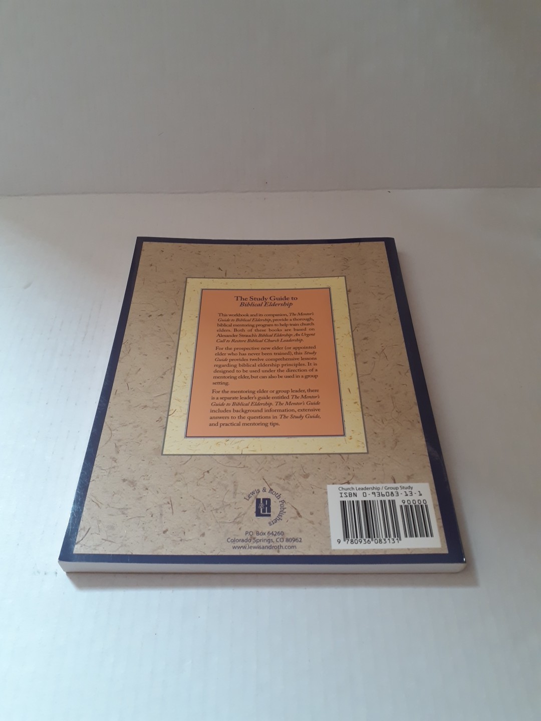 Biblical Eldership: A Study Guide by Alexander Strauch (Trade Paperback)