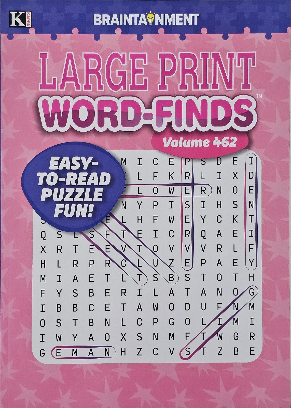 10 New Large Print Word-Finds Puzzle Books Kappa Games Vol#454-474 ~ Search,Hunt