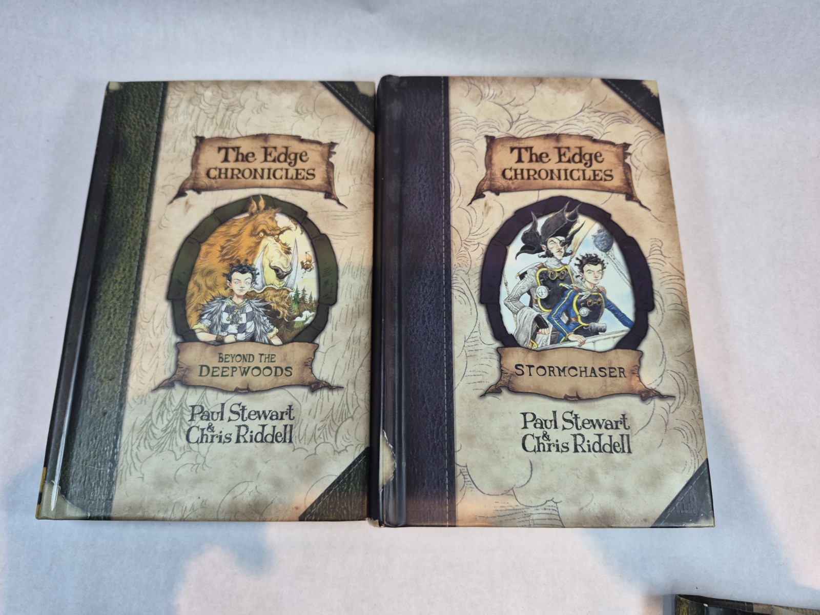 Lot of 4 – Hardcover Books of The Edge Chronicles 1-4 Paul Stewart Chris Riddell