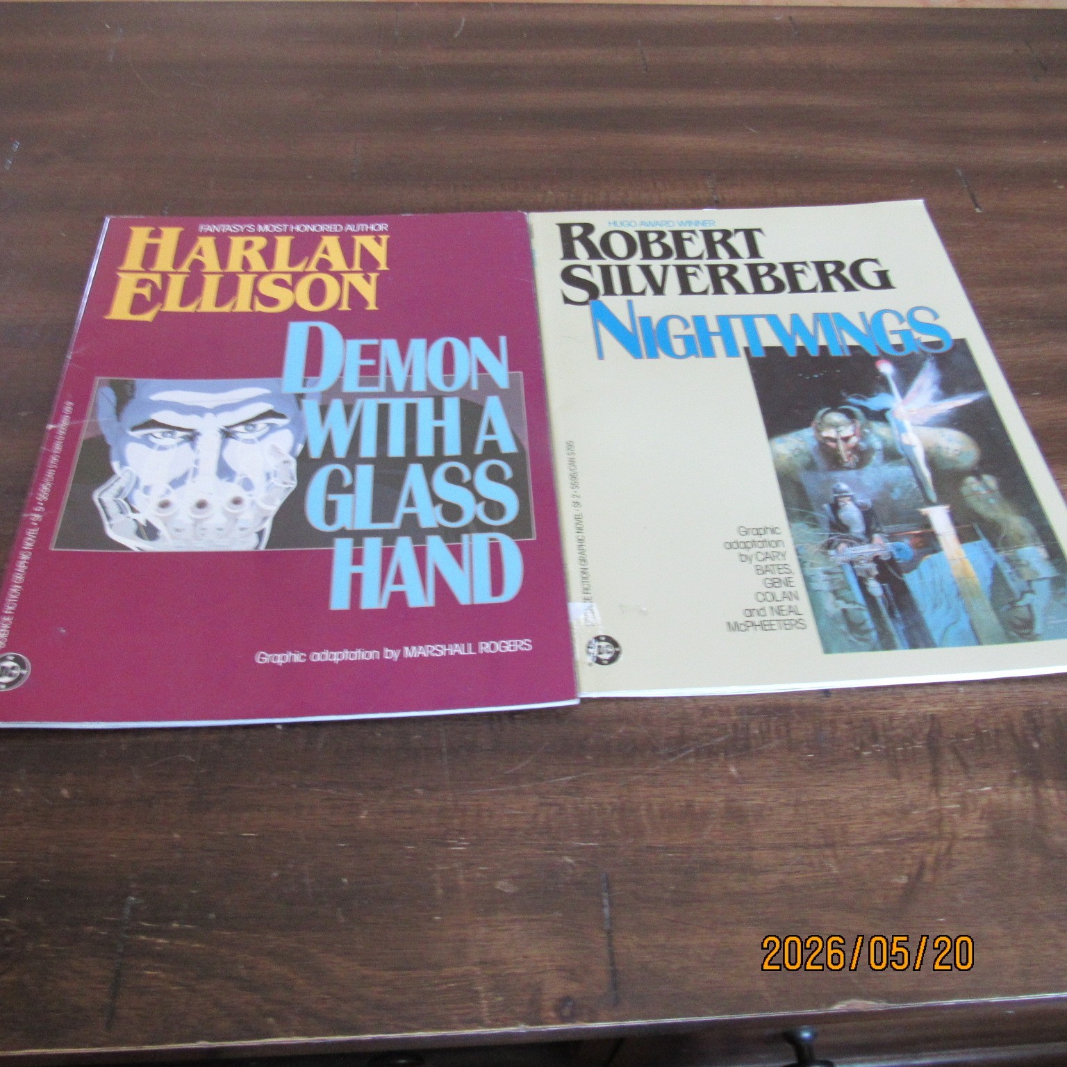 Harlan Ellison-Demon with a Glass Hand-Robert Silverberg-Nightwings-Graphic Nove