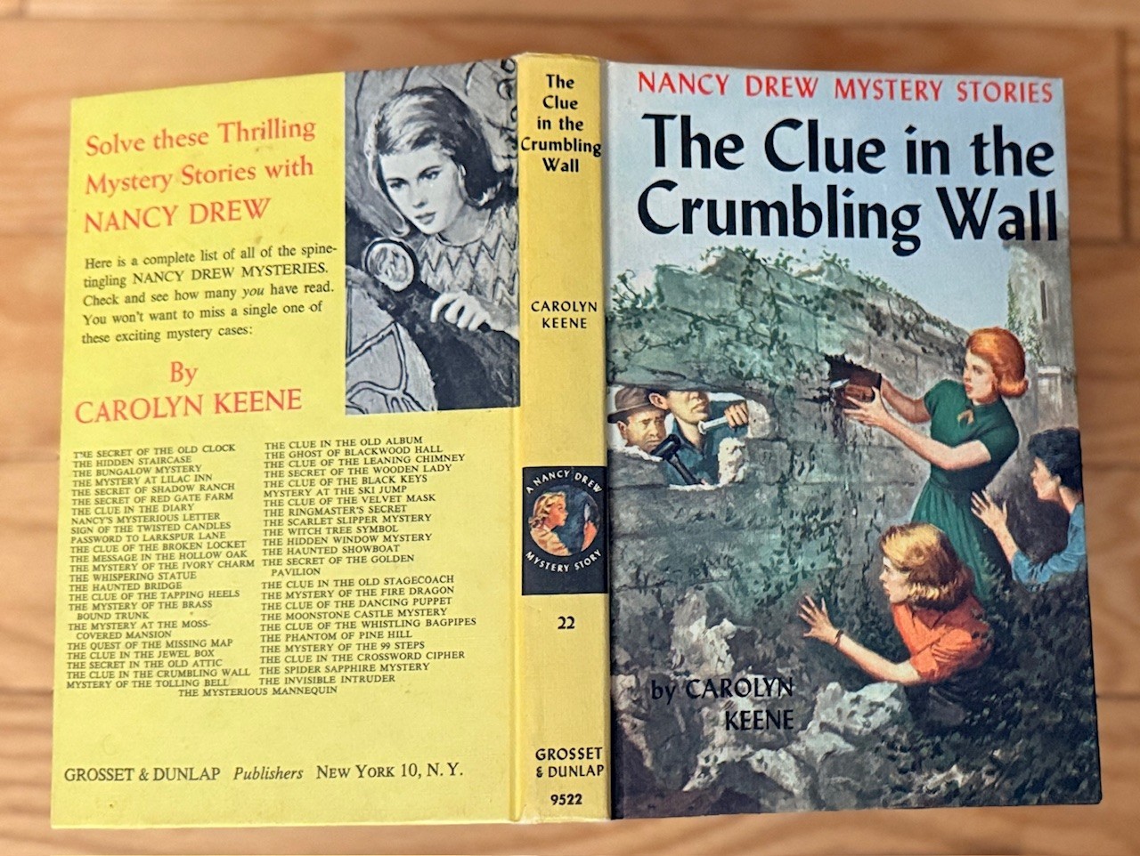 Nancy Drew Yellow Matte BLUE ENDPAPERS Build a Bundle Lot Set – Buy 1 or More