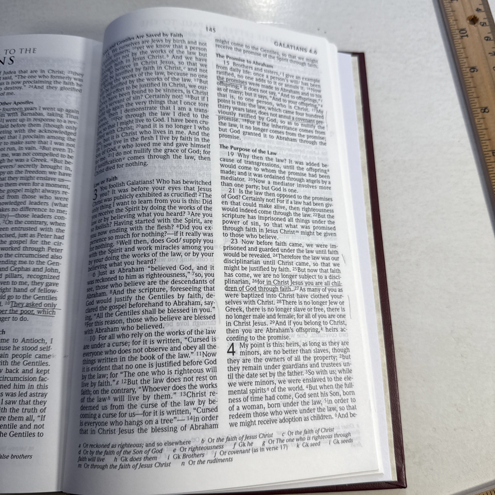 PEW HOLY BIBLE NRSV Hendrickson Hardcover Burgundy Church 1989 Study vintage