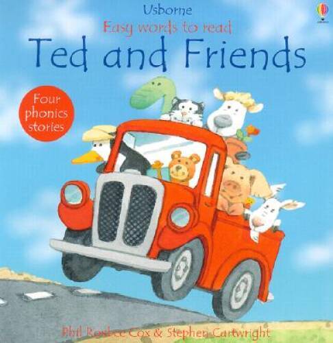 Ted and Friends (Usborne Easy Words to Read) – Paperback – VERY GOOD