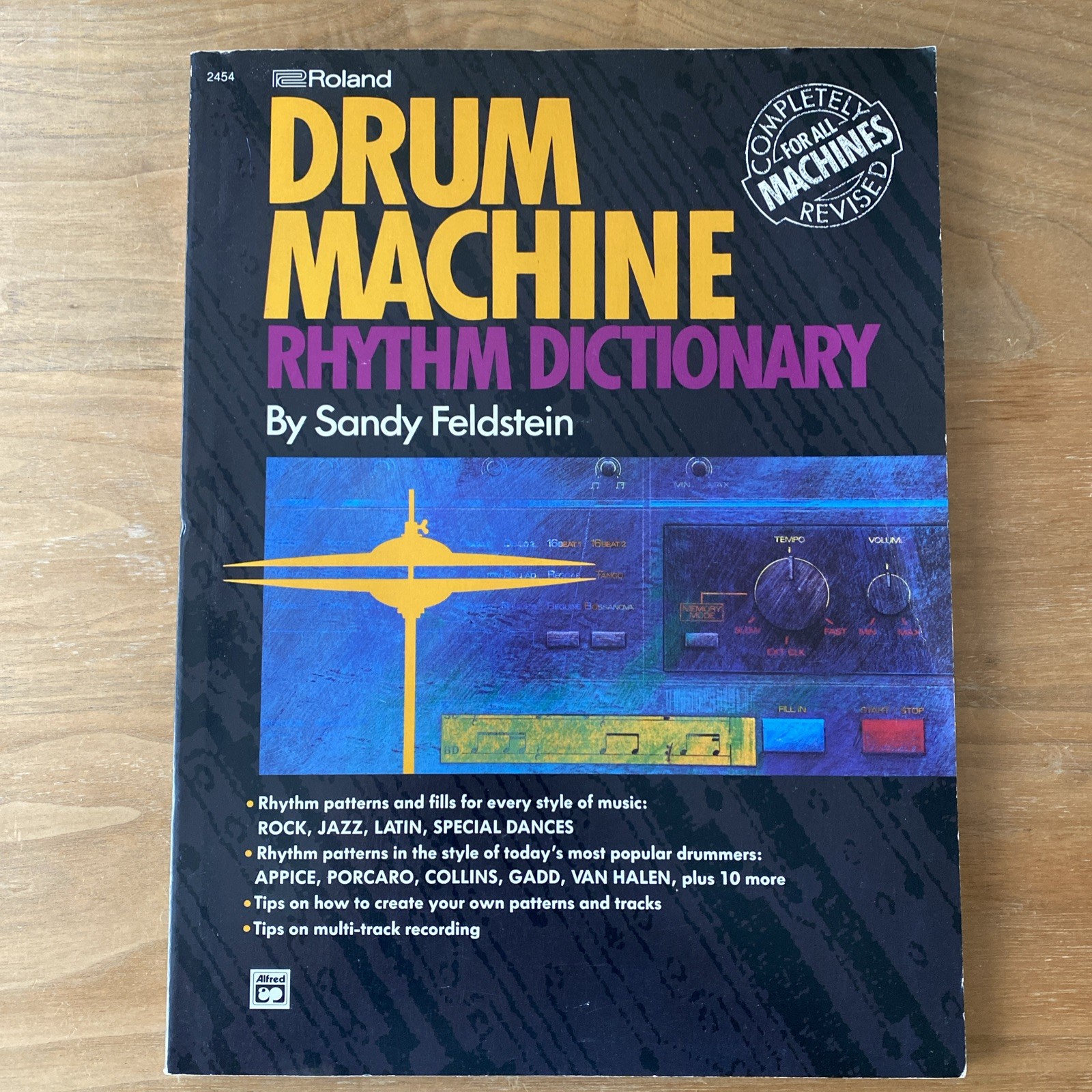 ROLAND DRUM MACHINE RHYTHM DICTIONARY By Sandy Feldstein