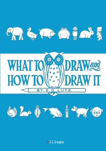 WHAT TO DRAW AND HOW TO DRAW IT By E. G. Lutz **BRAND NEW**