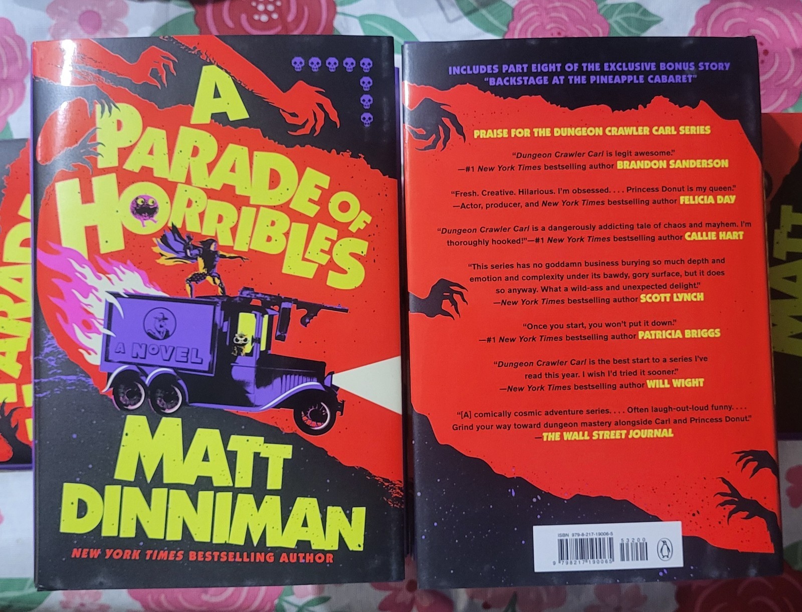 Dungeon Crawler Carl 1-8 Matt Dinniman Hardcover Set Complete 🍩 🐈