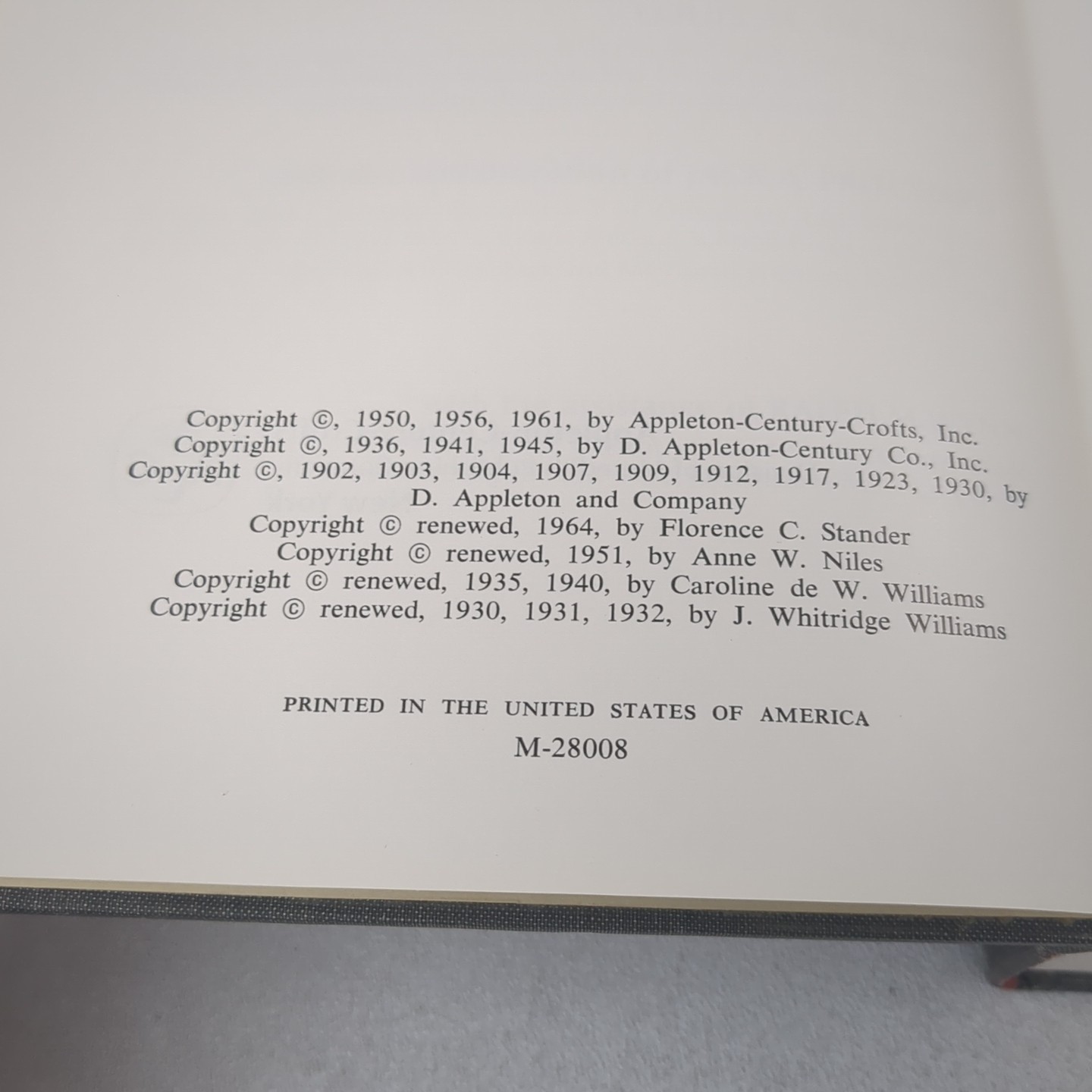 Williams Obstetrics Thirteenth 13th Edition Nicholson Eastman Louis Hellman 1966