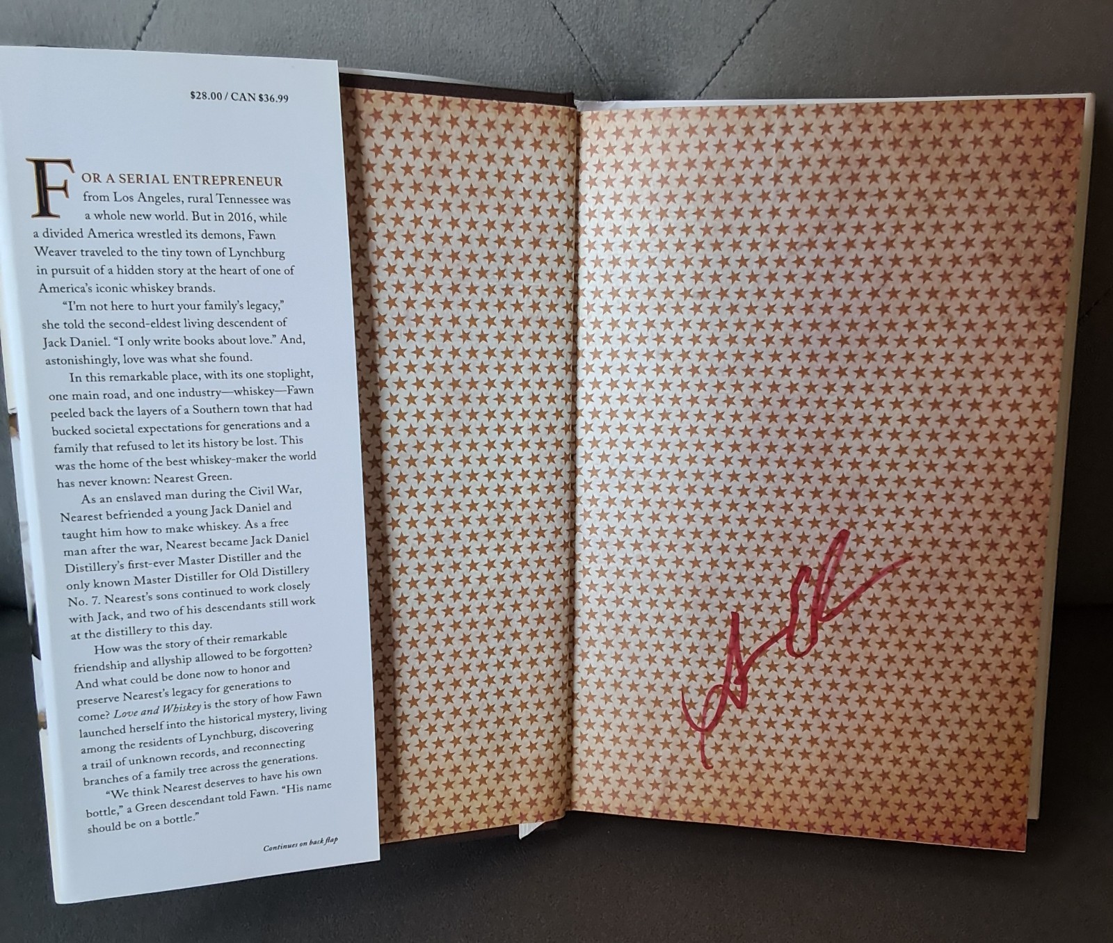 RARE-Signed by Author Love & Whiskey by Fawn Weaver, Jack Daniels history
