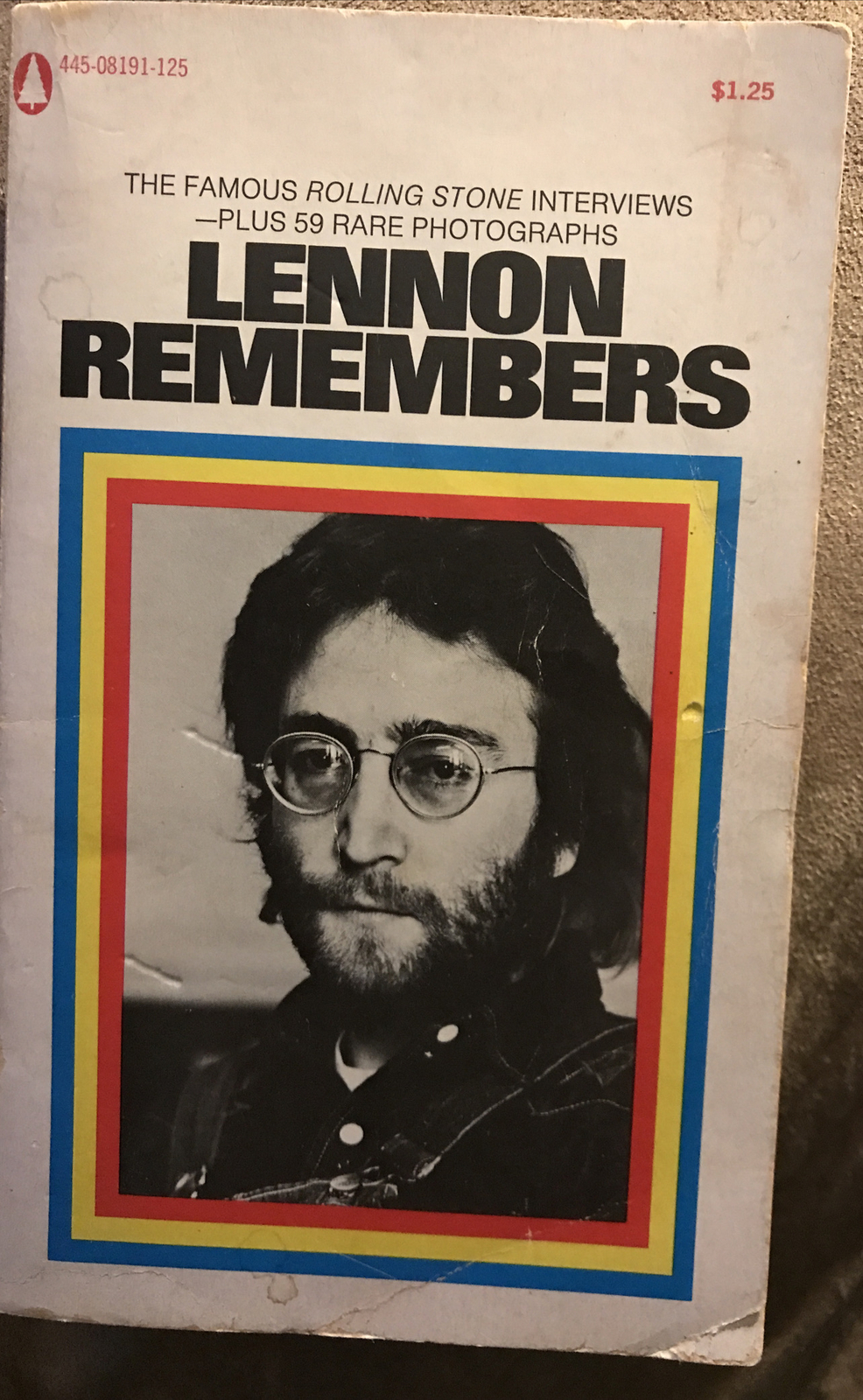 John Lennon Remembers Rolling Stone interviews Popular $1.25 ’71 original 1st VG