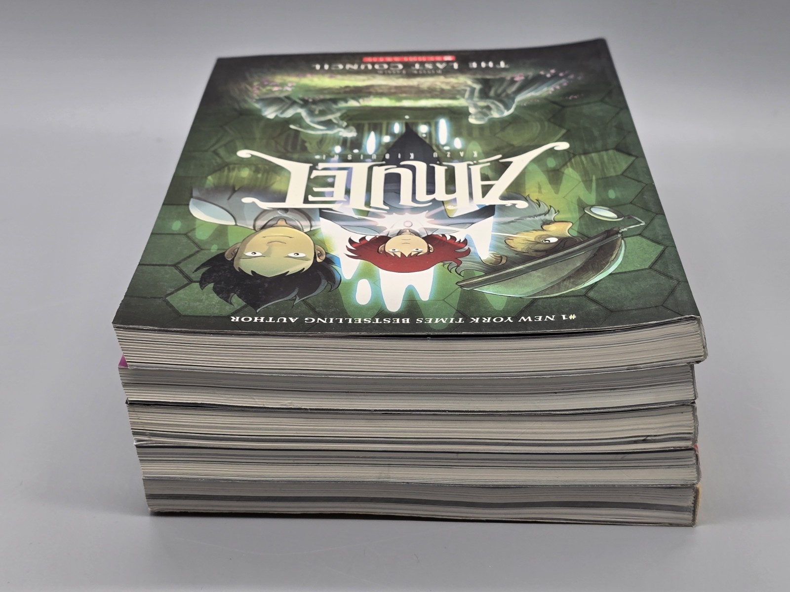 Lot of 5 Amulet Graphic Novels by Kazu Kibuishi Scholastic Books Vols 4 to 8