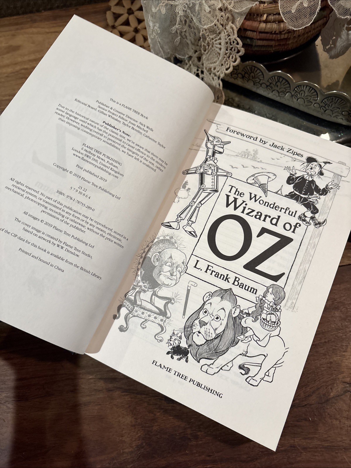 The Wonderful Wizard Of Oz by L. Frank Baum Illustrated Hardcover Classic Book