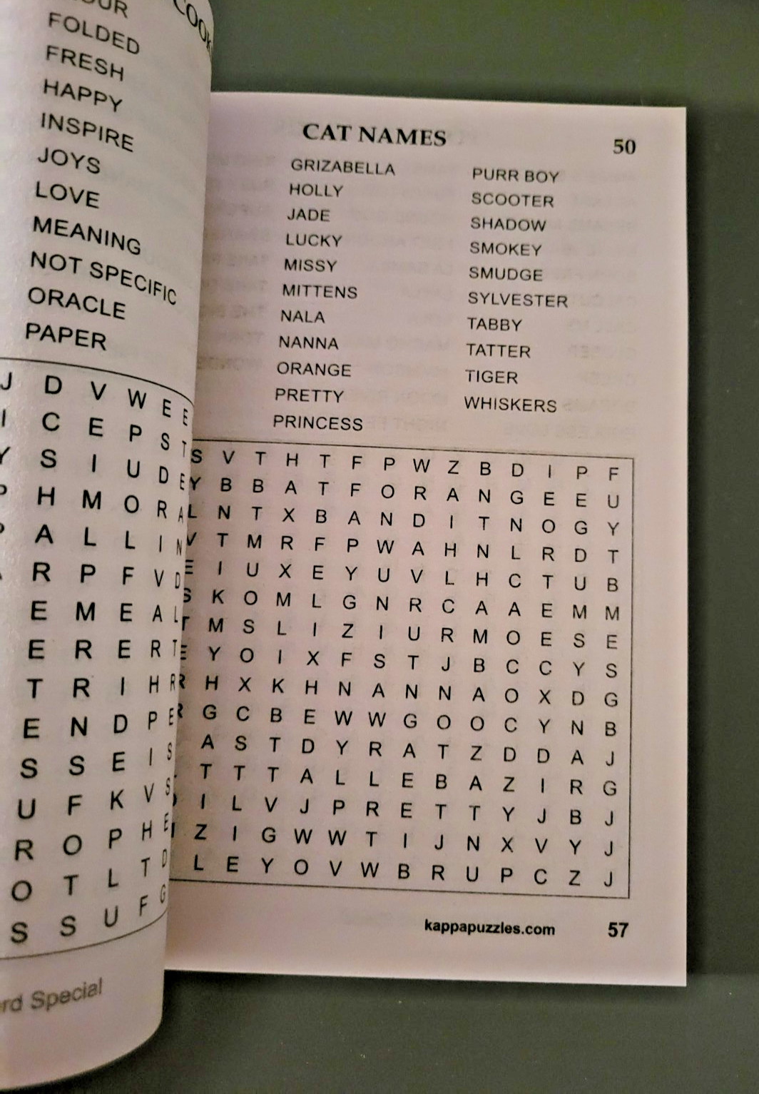 Lot of 3 Find-the-Word Puzzle Books by Kappa – 2 Special & Jumbo 390+ Challenges