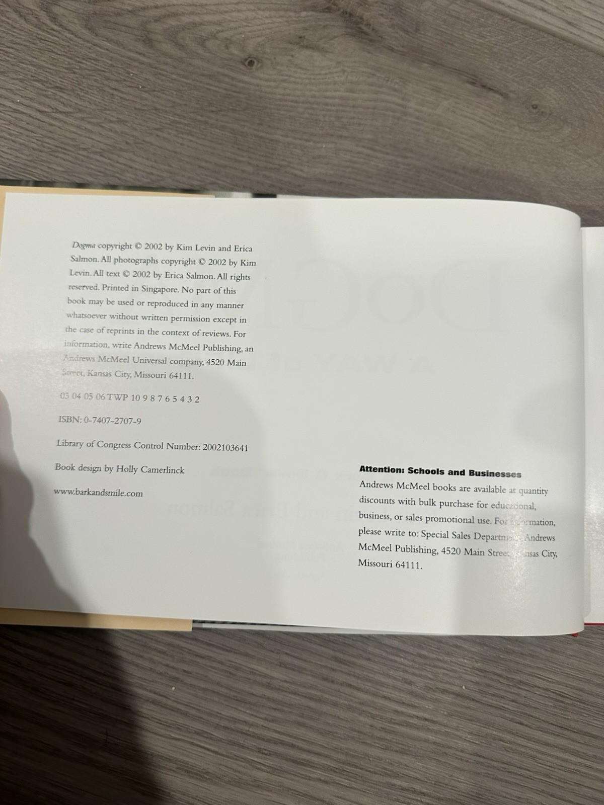 Dogma: A Way of LifeKim Levin, John O’Neill & Erica SalmonHardcover