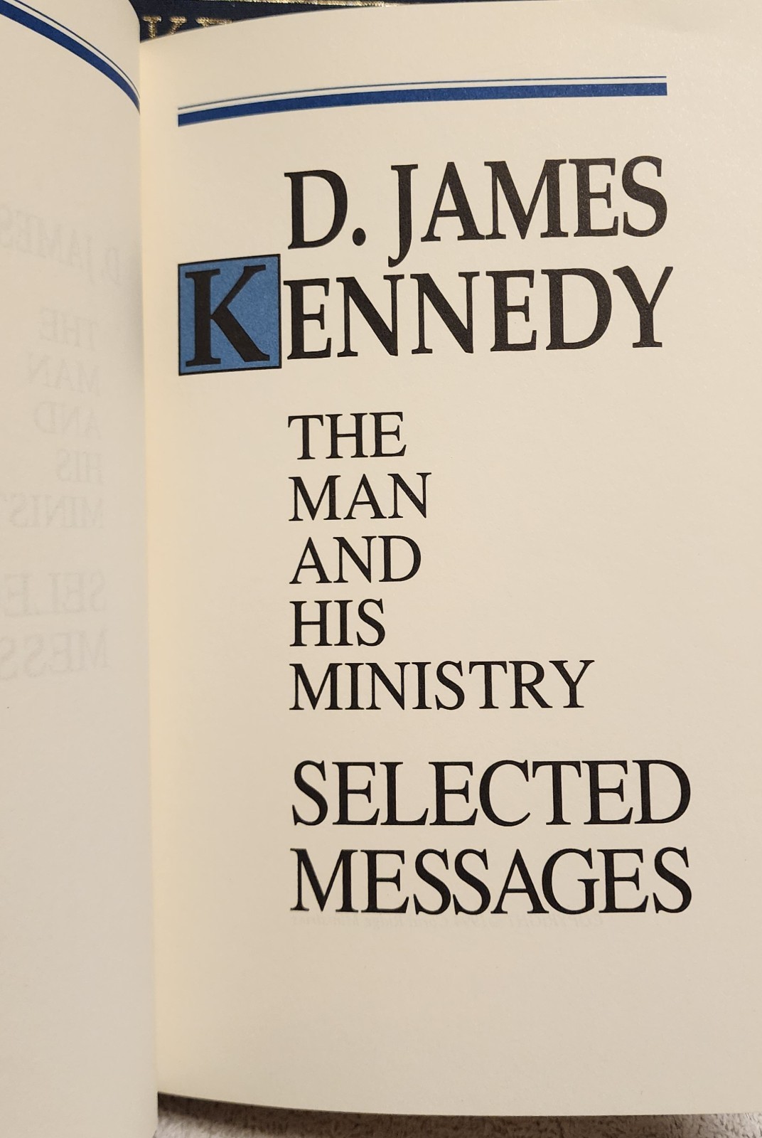 D James Kennedy The Man and His Ministry 2 Hardcover Book Box Set Coral Ridge