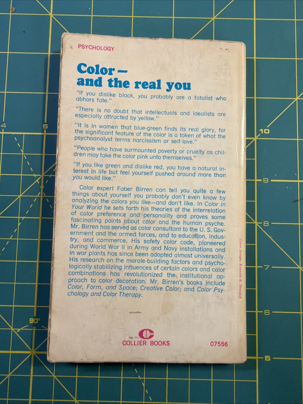 Color In Your World Faber Birren 1966 Collier Color Theory PB