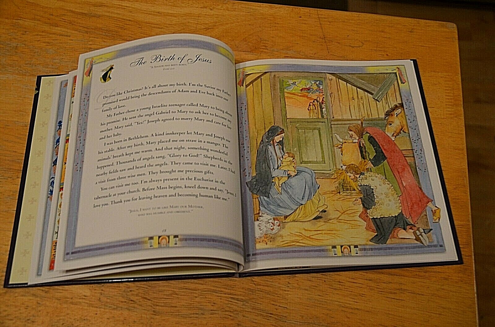 Jesus Speaks to Me on My First Holy Communion by Angela M. Burrin hardback book