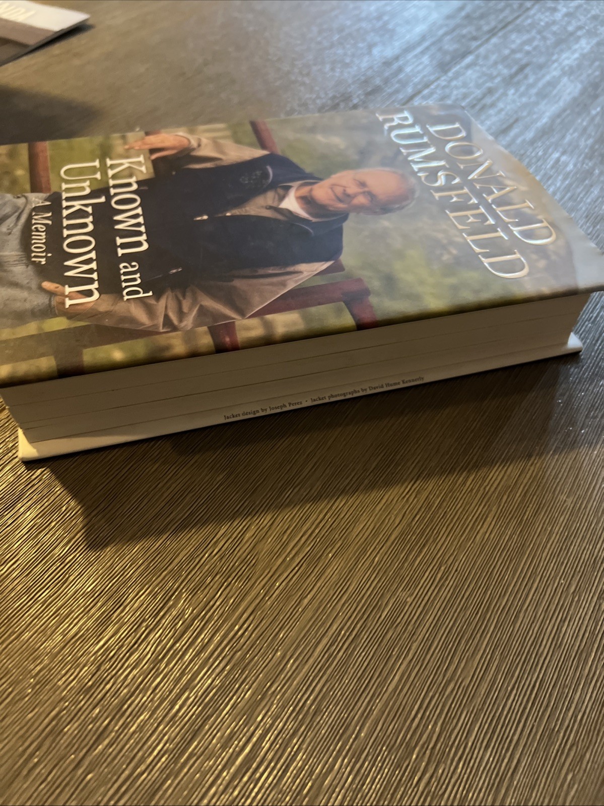 Known and Unknown a memoir by Donald Rumsfeld. Signed/Autographed 1st Ed. 2011