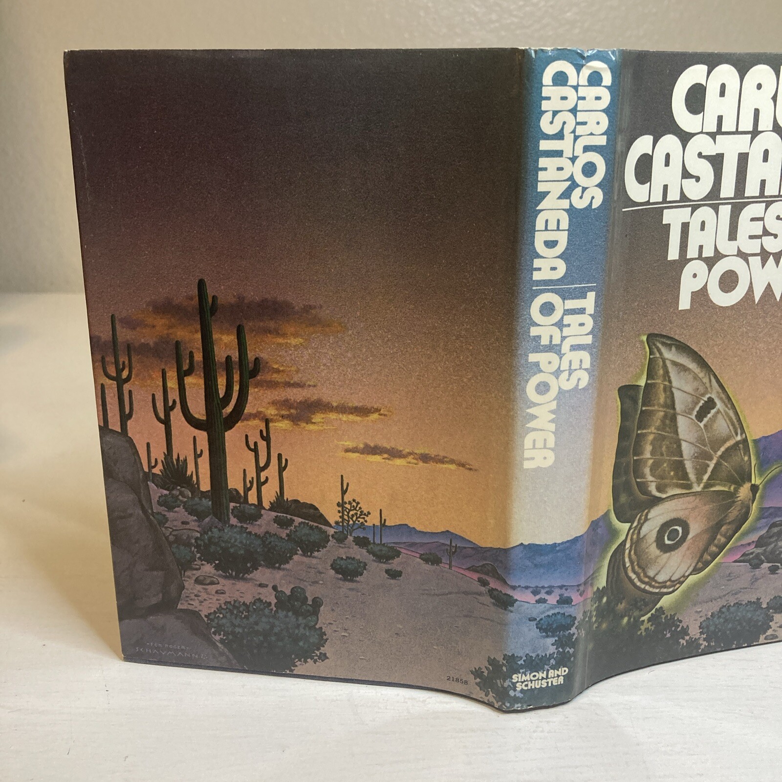 Takes Of Power Hardcover Book 1st Edition By Carlos Castaneda With Dust Jacket
