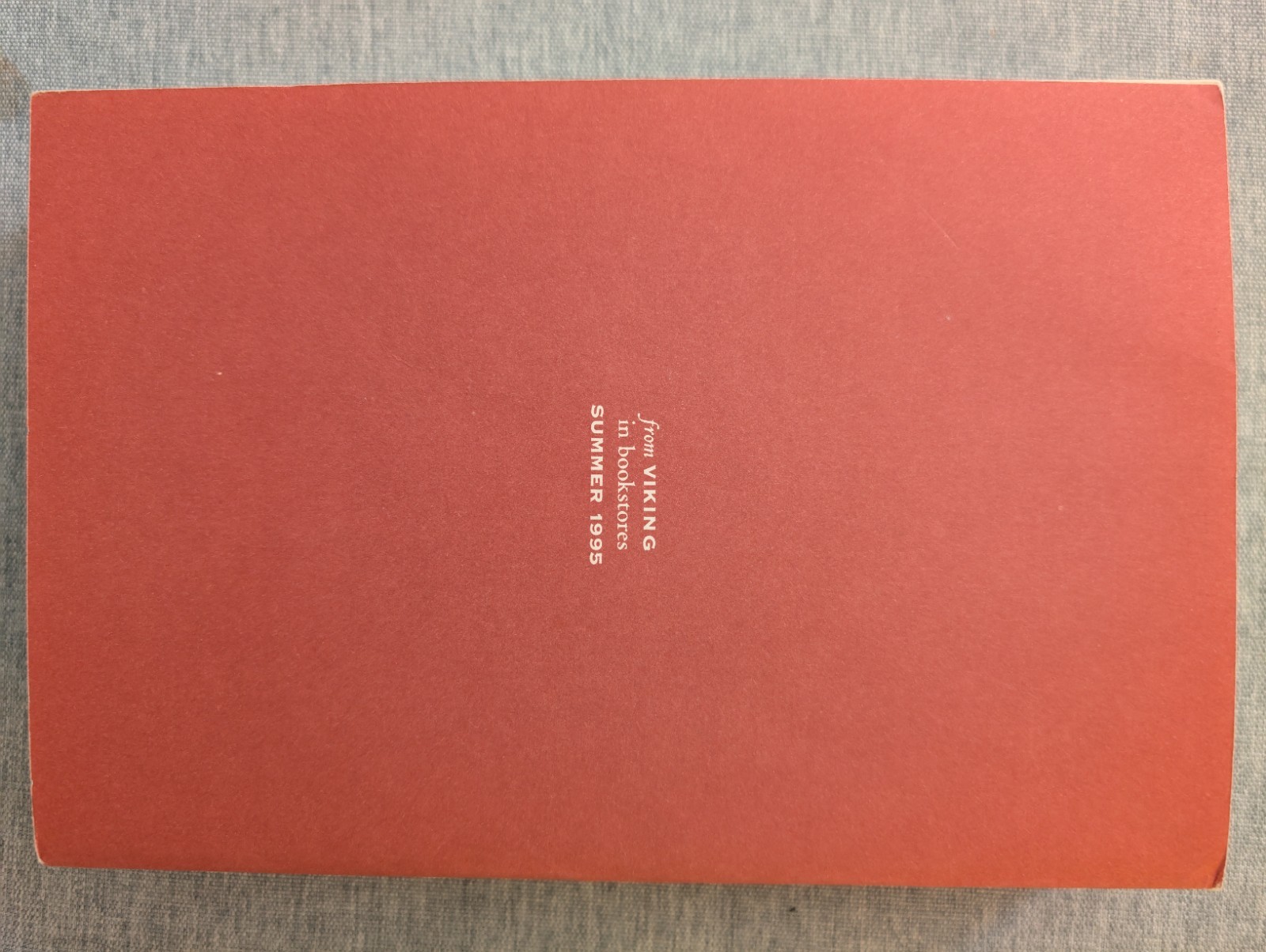Rose Madder by Stephen King-1995-Unrevised and Unpublished Proof Copy