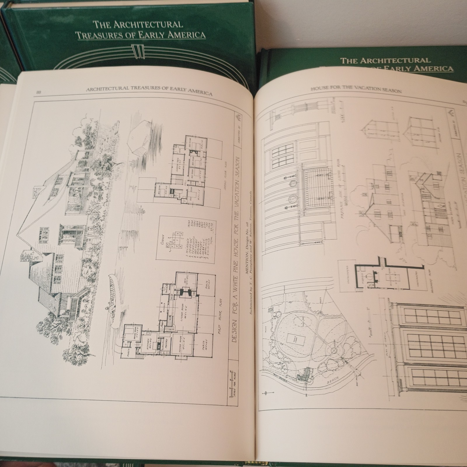 The Architectural Treasures of Early America Set 16 Volumes Mullins HC 1987