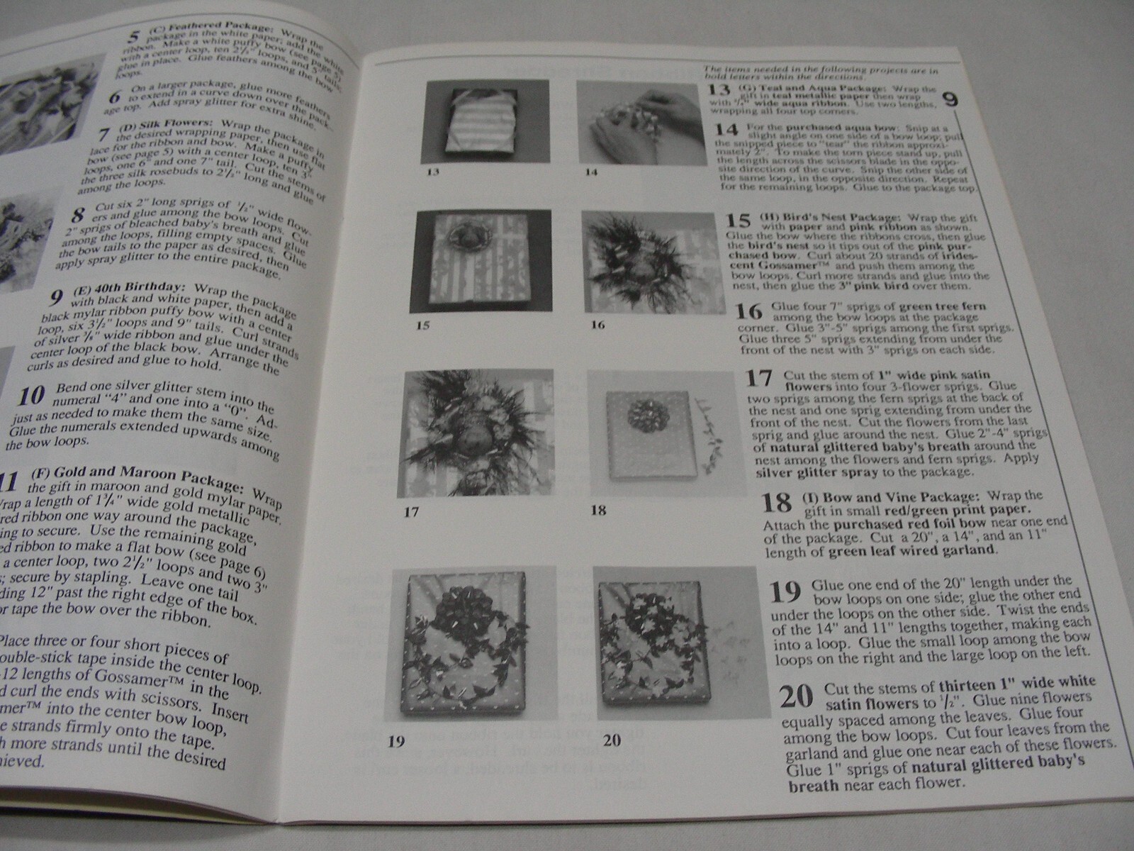 WRAP IT UP – 28 PAGES OF GIFT WRAPPING IDEAS – 8 1/2″ x 11″ Paperback Mag/Book!