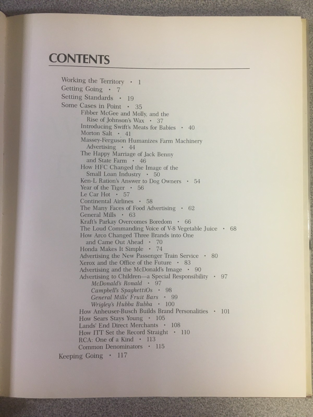 Working the Territory: 60 Years of Advertising … by Paul Harper, 1985, HC w DJ