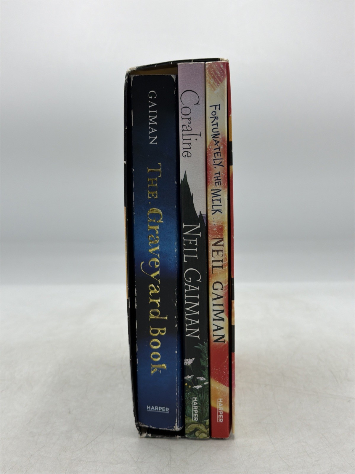 Neil Gaiman/Chris Riddell 3-Book Box – Paperback, by Gaiman Neil – GOOD