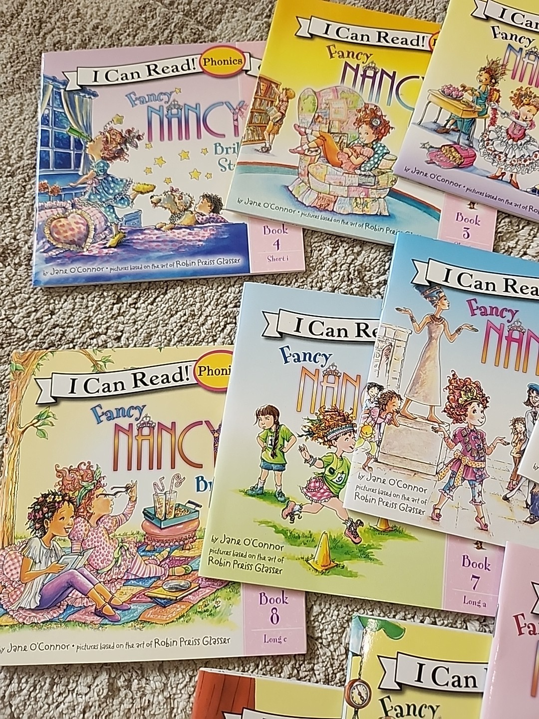 *I CAN READ PHONICS* Fancy Nancy Fantastic Phonics 12 Book Set/Homeschool Kids