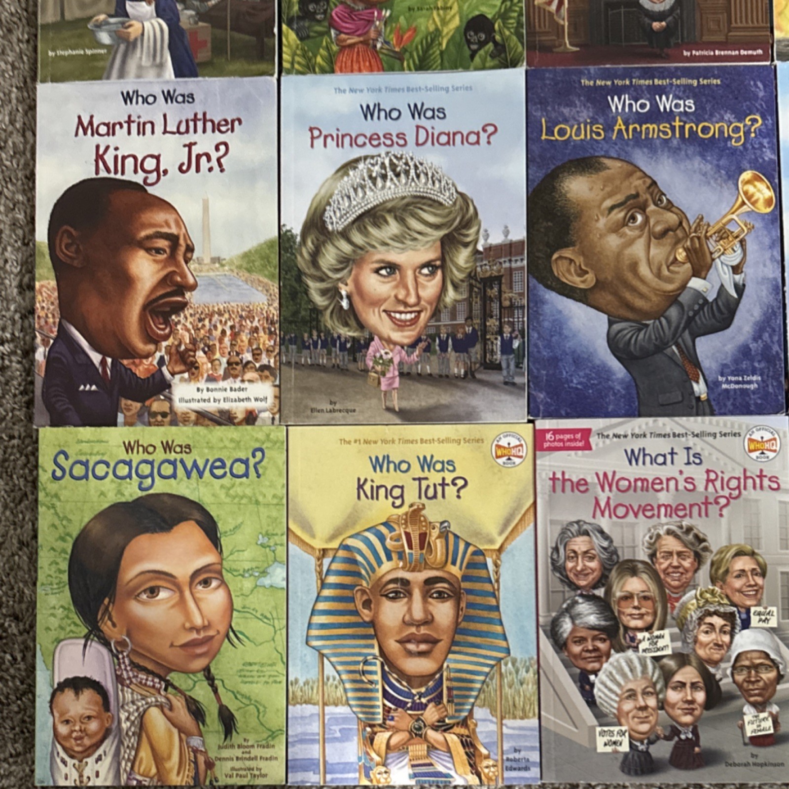 Who Was? Nonfiction Biographies Book Lot of 22